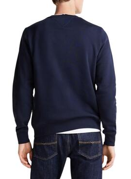 Sweatshirt Tommy Hilfiger Stack marine pour homme