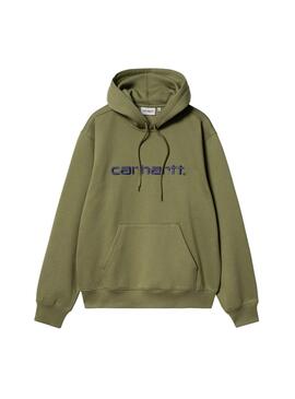 Sweat à capuche Carhartt Hood vert pour homme