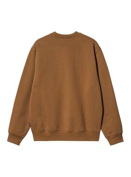 Sweatshirt Carhartt Heart Train marron pour homme