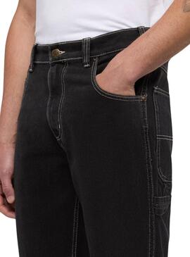 Pantalon en jean Dickies Garyville noire pour homme