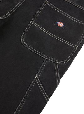 Pantalon en jean Dickies Garyville noire pour homme