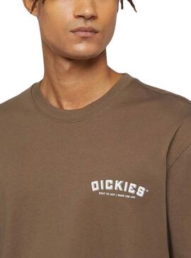 T-shirt Dickies Builder marron pour homme