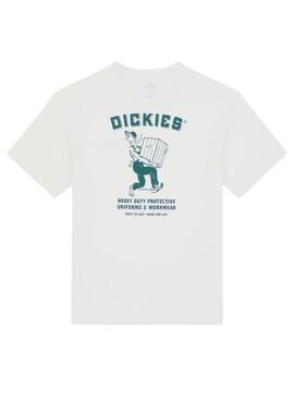 T-shirt Dickies Builder blanc pour homme