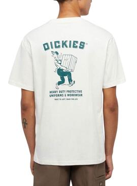 T-shirt Dickies Builder blanc pour homme