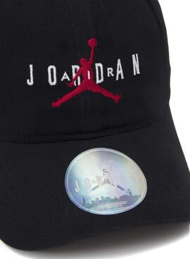 Casquette Jordan Curve Brim noire pour garçon et fille