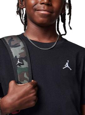 T-shirt Jordan Jumpman Air noir pour garçon et fille