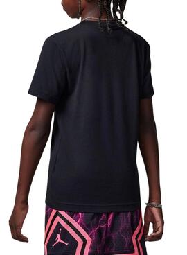 T-shirt Jordan Jumpman Air noir pour garçon et fille