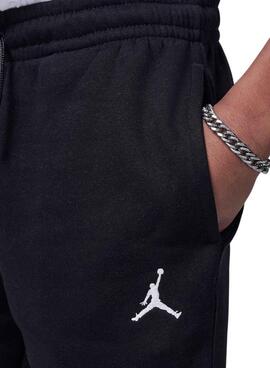 Pantalon Jordan MJ Brooklyn Fleece noir pour enfant