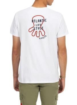 T-shirt El Pulpo Atlantic Lifestyle blanc pour homme