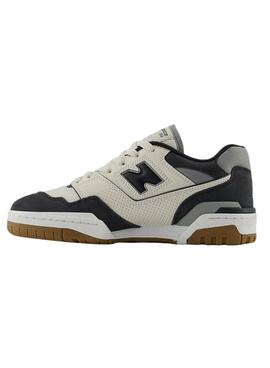 Sneakers New Balance BBW550 moombeam beige et noir pour femme