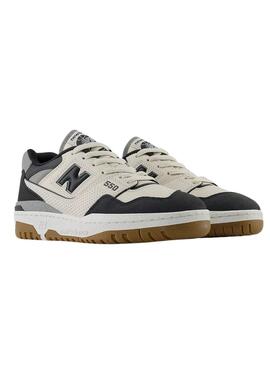 Sneakers New Balance BBW550 moombeam beige et noir pour femme