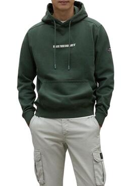 Sweatshirt Ecoalf Barcaalf verte pour homme