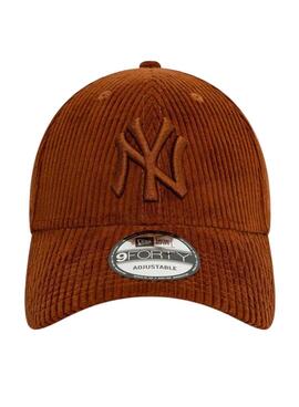 Casquette New Era Cord marron pour femme et homme