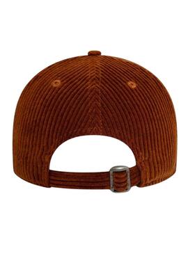 Casquette New Era Cord marron pour femme et homme