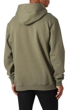 Sweat à capuche Helly Hansen Graphic Hoddie vert pour homme