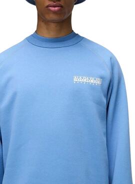 Sweatshirt Napapijri Rollin bleue pour homme