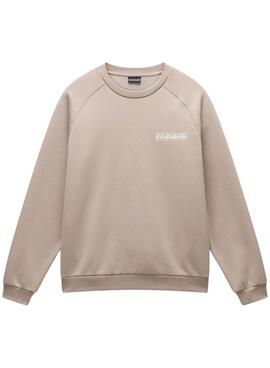 Sweatshirt Napapijri Rollin beige pour homme