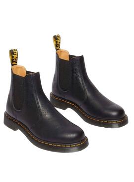 Bottes Chelsea Dr Martens 2976 noires pour femmes