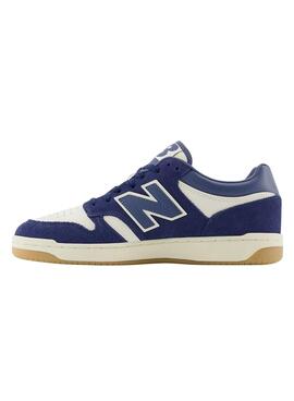 Chaussures New Balance 480 bleues pour hommes