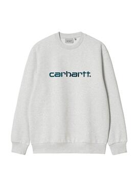 Sweat-shirt Carhartt basique gris pour homme