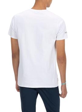 T-shirt El Pulpo Snowboard blanc pour homme