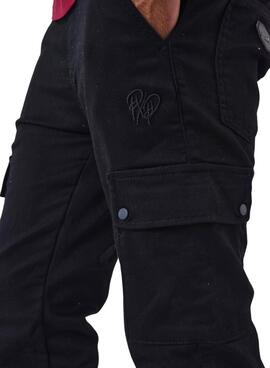 Pantalon Project x Paris cargo noir pour homme