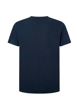 T-shirt Pepe Jeans Eggo bleue pour homme