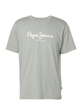 T-shirt Pepe Jeans Abel vert pastel pour homme