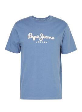 T-shirt Pepe Jeans Abel bleue pour homme