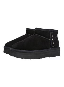 Bottines Pepe Jeans Dissy Metal noir pour femme