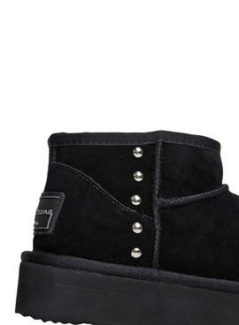 Bottines Pepe Jeans Dissy Metal noir pour femme