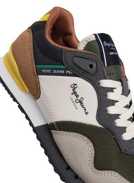 Chaussures Pepe Jeans London Park beige pour garçon