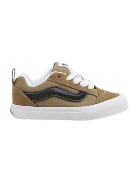 Chaussures Vans Knu Skool vertes pour enfant