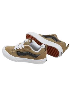 Chaussures Vans Knu Skool vertes pour enfant