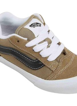 Chaussures Vans Knu Skool vertes pour enfant