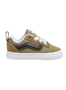 Sneakers Vans Old Skool mini vertes pour enfant