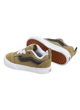 Sneakers Vans Old Skool mini vertes pour enfant