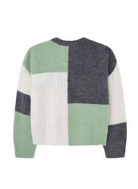 Maillot Pepe Jeans Winslow patchwork vert