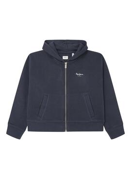 Sweatshirt Pepe Jeans Vicky marine pour femme