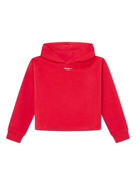 Sweatshirt Pepe Jeans Victoria rouge pour fille