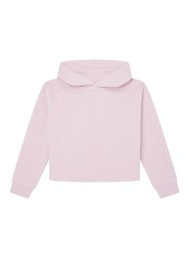 Sweatshirt Pepe Jeans Victoria rose pour fille