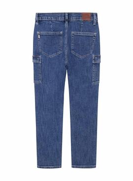 Jean Pepe Jeans Cargo bleu pour garçon