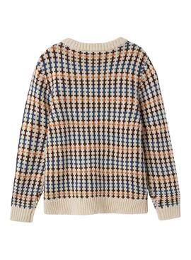 Pull Name It Palse beige pour garçon