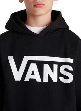 Sudadera Vans Classic noir pour enfant