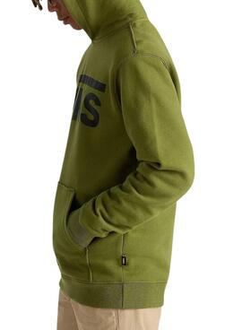 Sweat à capuche Vans Classic vert pour enfant