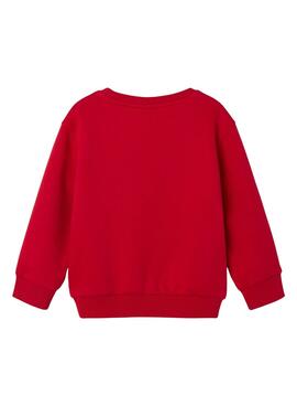 Sweatshirt Name It Lew mini rouge pour garçon