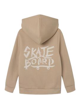 Sweatshirt Name It Lubba beige pour garçon