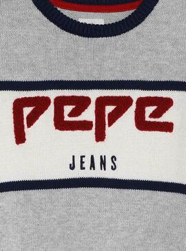 Pull Jeans Pepe Simonn Gris Enfante