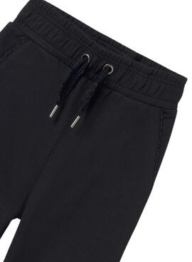 Pantalon Mayoral sport jogger noir pour fille