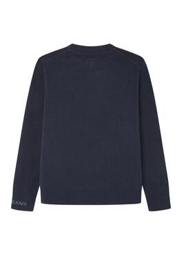 Pull Pepe Jeans Tottenham bleu marine pour garçon